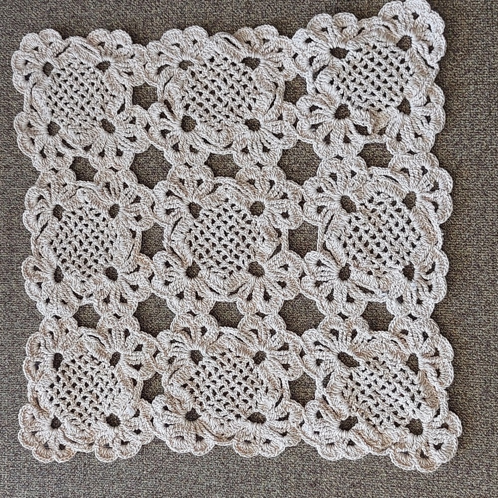 FREE with Bundle, Hand-made crochet 8X8